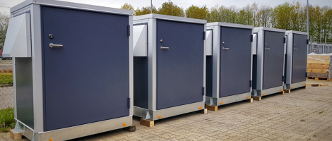 Fireproof outdoor cabinet from Energy Cool