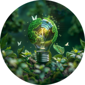 Eco Friendly Bulb 3 Circle